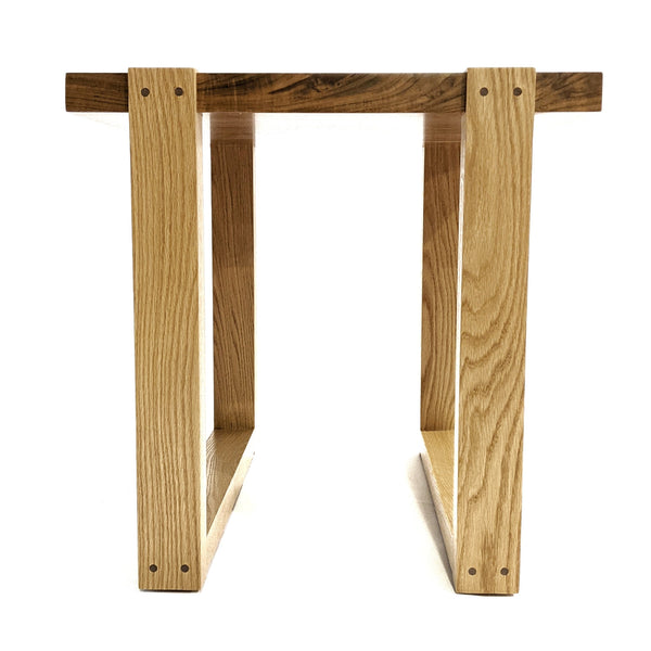 Origins Side Table - Leather Legs
