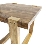 Origins Side Table - Leather Legs