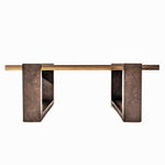 Origins Rectangular Cocktail Table - Leather