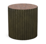 Pantheon Side Table - Wood Top