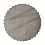 Pantheon Dining Pedestal Base - Leather Top
