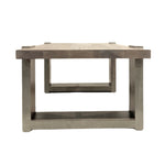 Origins Large Cocktail Table - Leather Legs
