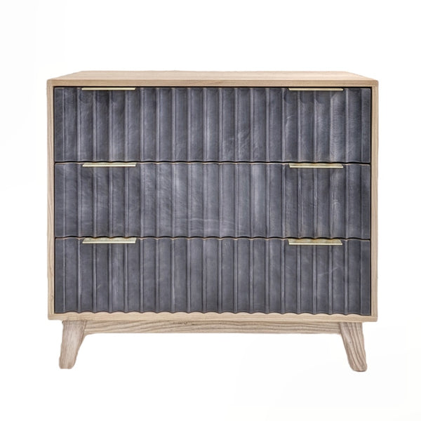 Pantheon Large Nightstand - Leather