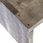 Waterfall Large Rectangular Cocktail Table - With Shelf