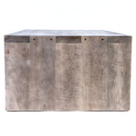 Waterfall Large Rectangular Cocktail Table - With Shelf