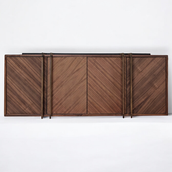 MCM 4 Door Credenza - Wood