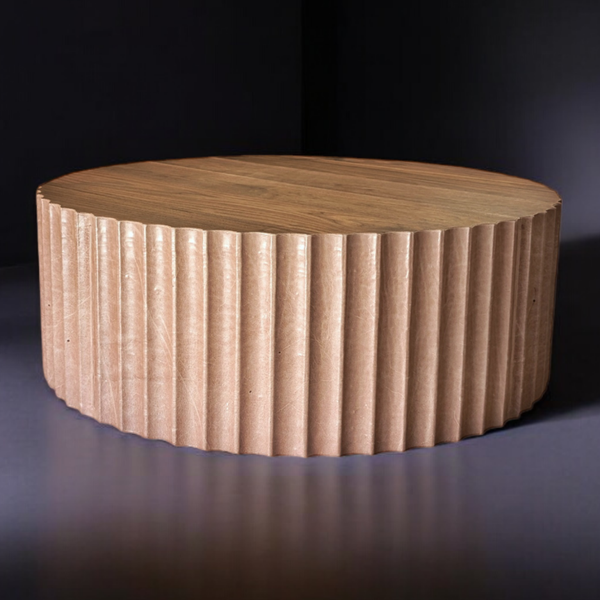 Pantheon Cocktail Table - Wood Top