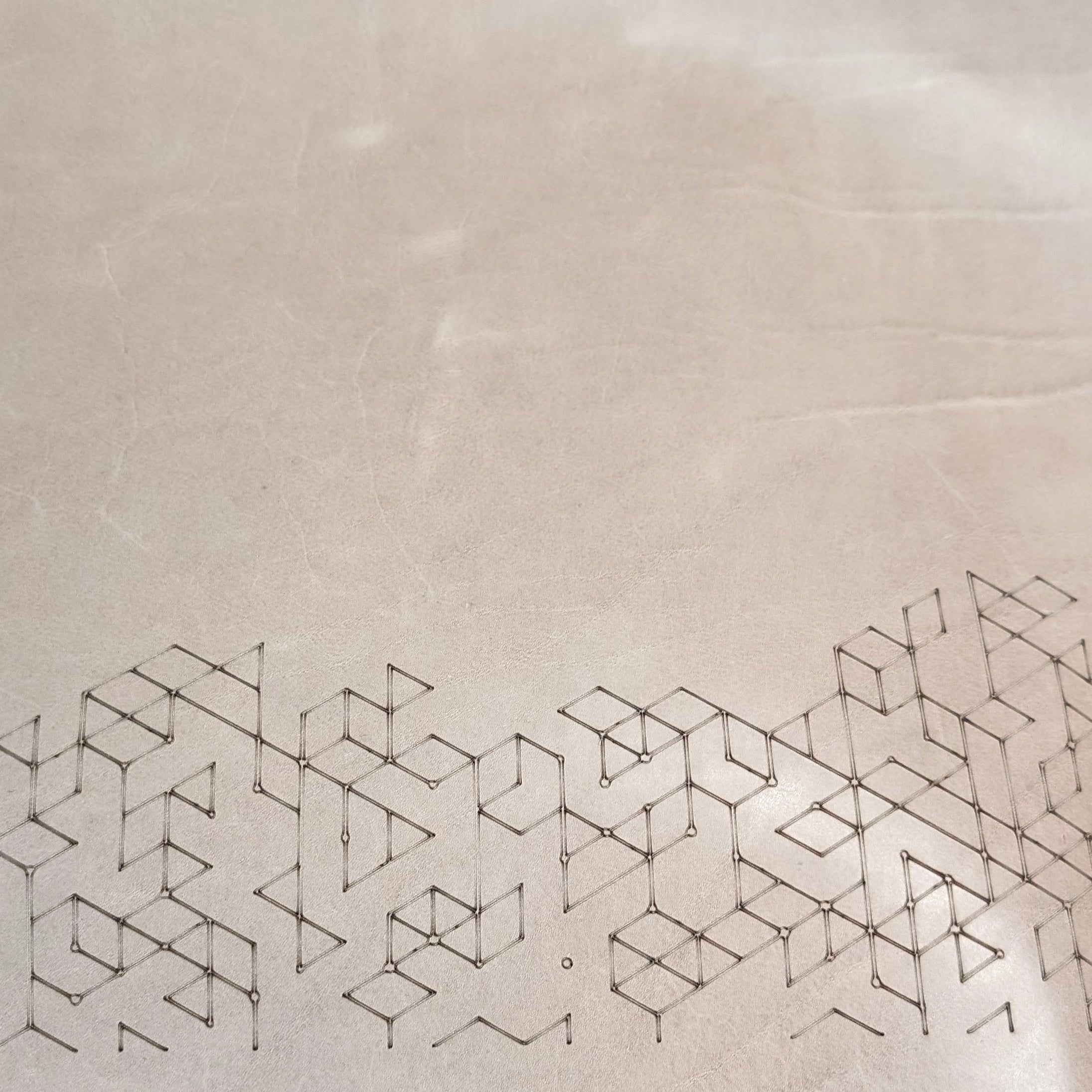 Laser Etched Patterns – Olive & Wool