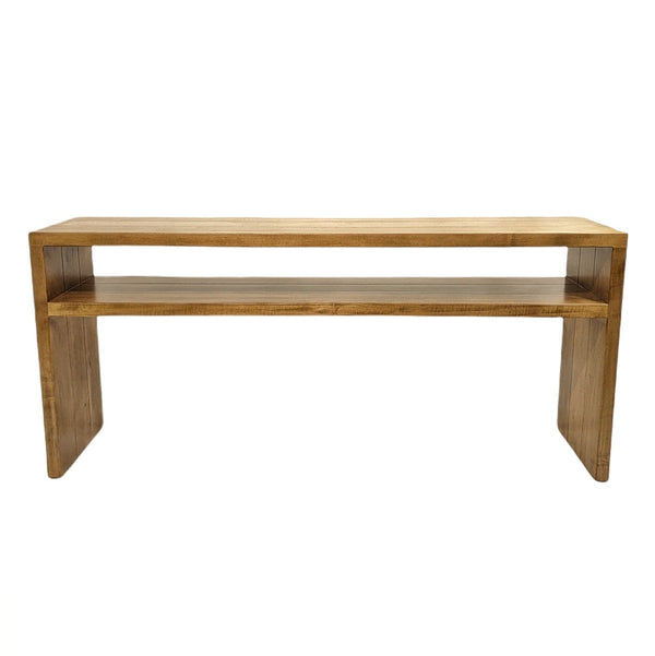 Waterfall Console - With Shelf