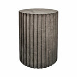 Pantheon Dining Pedestal Base - Leather Top