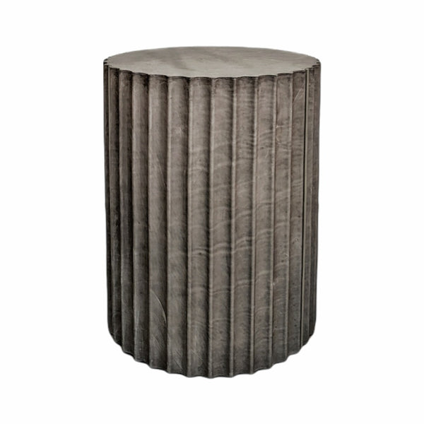 Pantheon Dining Pedestal Base - Leather Top